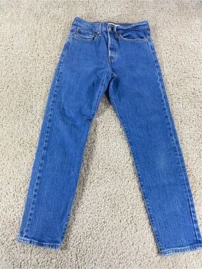 Levi's Wedgie Icon Fit 27 Waist Charleston Moves Tapered Ankle